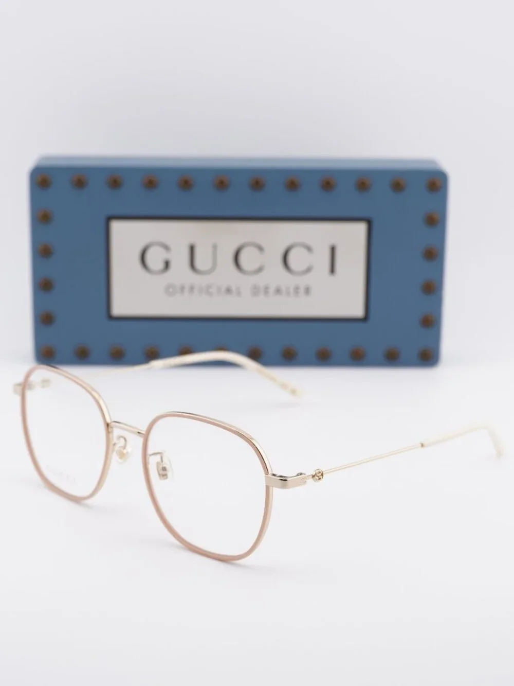 Gucci GG1198OA 002 Women Round Eyeglasses - Gold 53mm